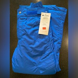 NWT Columbia Ice Slope II Snow Pants / Blue / Youth Small